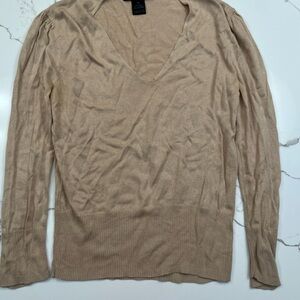 The Limited Cream Silk Blend Sweater, Size M
